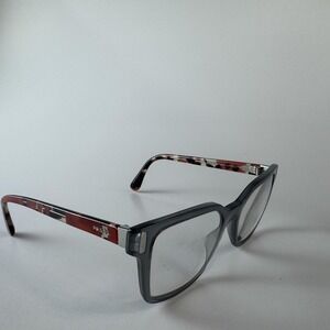 Prada Eyeglasses Frames‎ Gray Red Tortoise 54-18-135 Made in Italy TKY-1O1